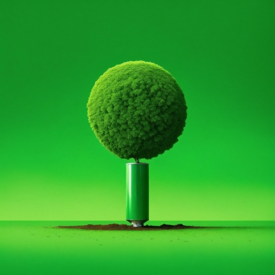 Green, World, Grass, Circle, Ball, Macro Photography