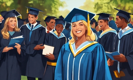 Guy Thumbs Up Stock Image, Clothing, Smile, Facial Expression, Mortarboard, Scholar