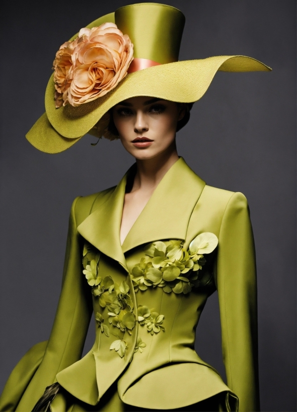 Hat, Sleeve, Yellow, Sun Hat, Waist, Fashion Design