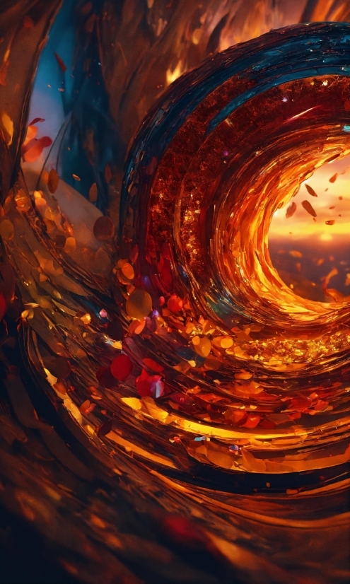 Hd Wallpaper Background 4k, Liquid, Amber, Orange, Fluid, Art