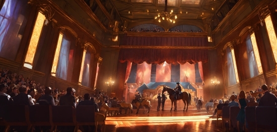 Horse, Music, Entertainment, Musician, Performing Arts, Curtain