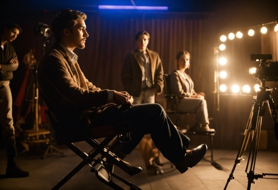 Ibm Ai, Trousers, Musician, Light, Chair, Lighting