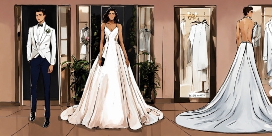 Joint, Wedding Dress, Shoulder, Bridal Clothing, Dress, Bridal Party Dress