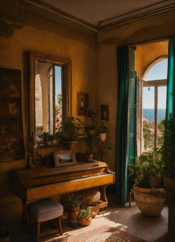 Lensa Ai Image Generator, Plant, Property, Building, Houseplant, Window