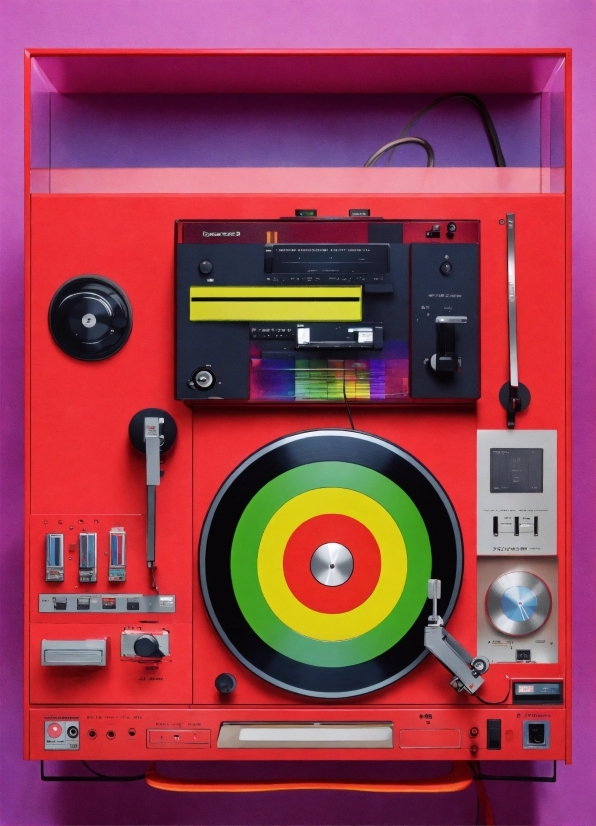 Light, Red, Record Player, Audio Equipment, Gas, Electronic Device