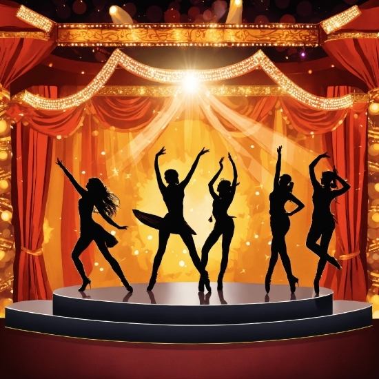 Light, Theater Curtain, Entertainment, Performing Arts, Dance, Lighting