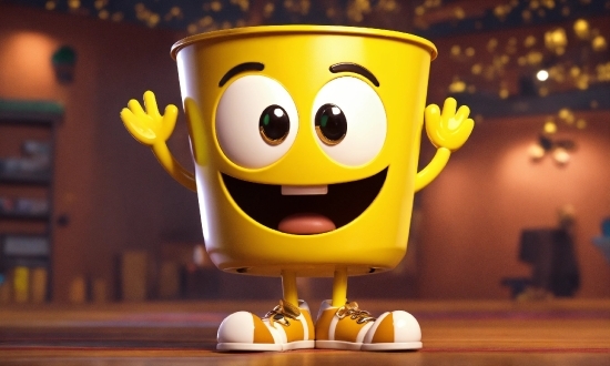 Light, Toy, Smile, Cartoon, Happy, Yellow