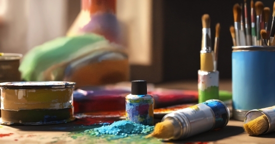 Liquid, Paint, Fluid, Cosmetics, Paint Brush, Writing Implement