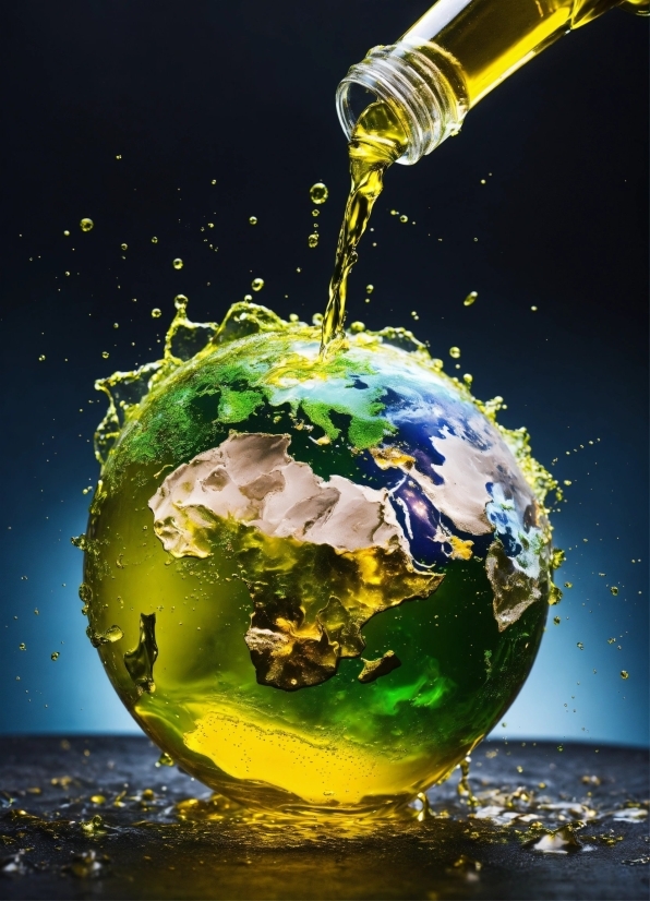 Liquid, World, Yellow, Water, Astronomical Object, Bottle