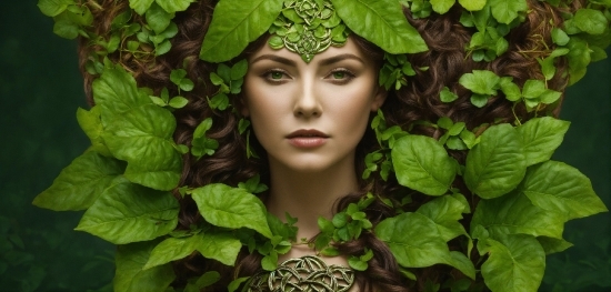 Lotus Logo Vector, Face, Head, Hairstyle, Eye, Green