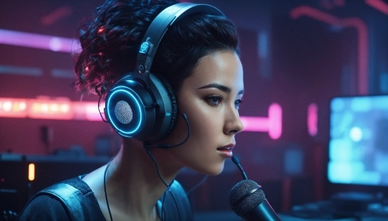 Midjourney Ai Commercial Use, Face, Microphone, Hearing, Eye, Peripheral