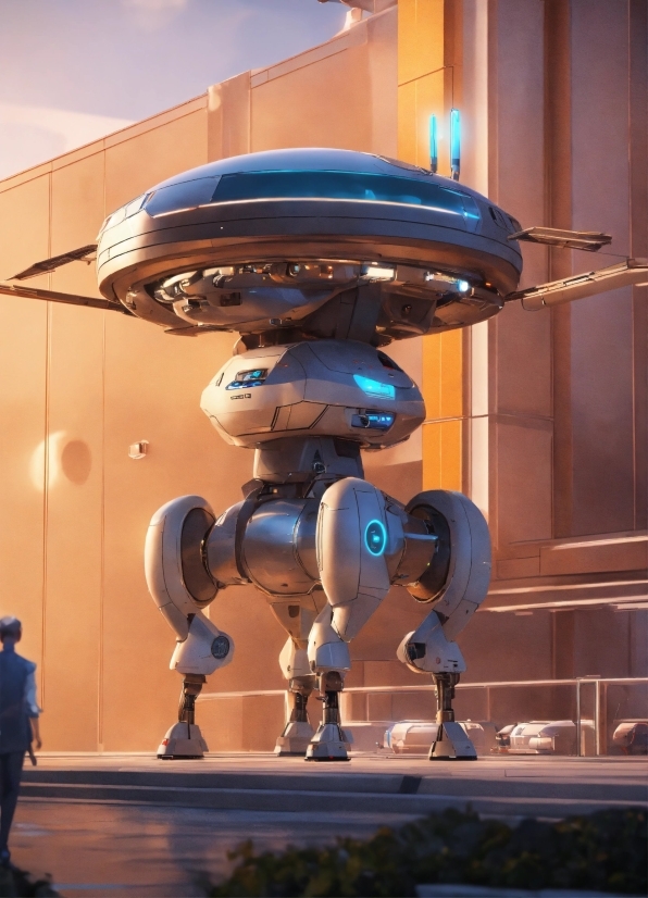 Midjourney Image Prompt, Building, World, Sky, Machine, Event