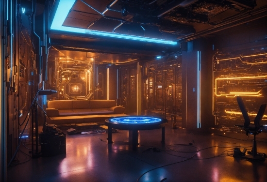 Movie Ai Robot, Building, Furniture, Couch, Interior Design, Table