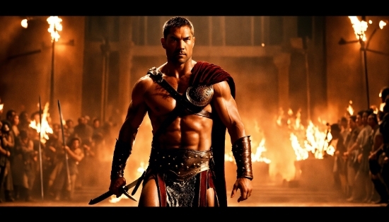 Muscle, Entertainment, Chest, Belt, Performing Arts, Action Film