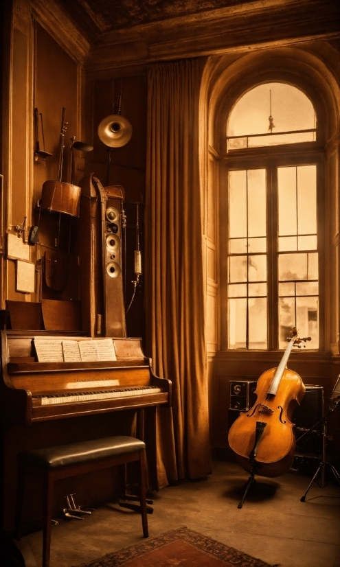 Musical Instrument, Light, Wood, Building, Piano, Interior Design