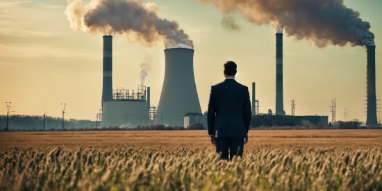 Nuclear Power Plant, Cooling Tower, Sky, Atmosphere, Power Station, Pollution