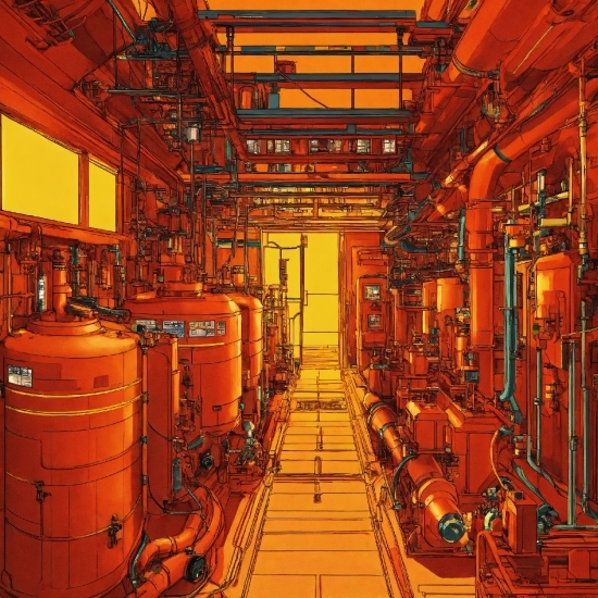 Orange, Amber, Electricity, Line, Gas, Engineering