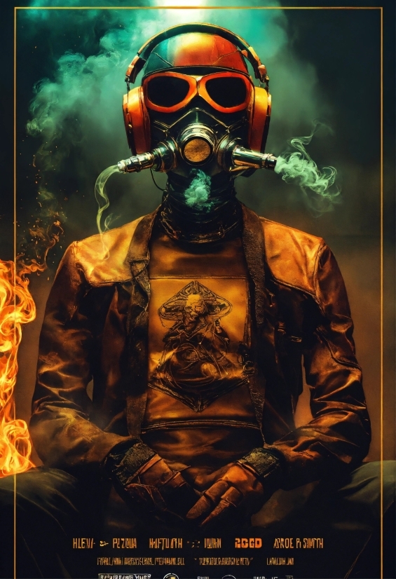 Organism, Gas Mask, Personal Protective Equipment, Poster, Underwater, Entertainment