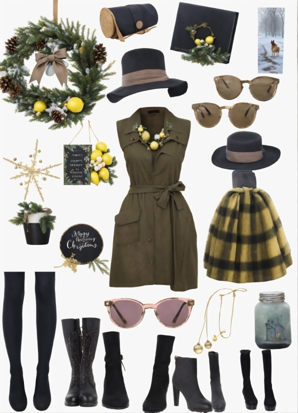 Outerwear, Fashion, Hat, Tartan, Textile, Sleeve