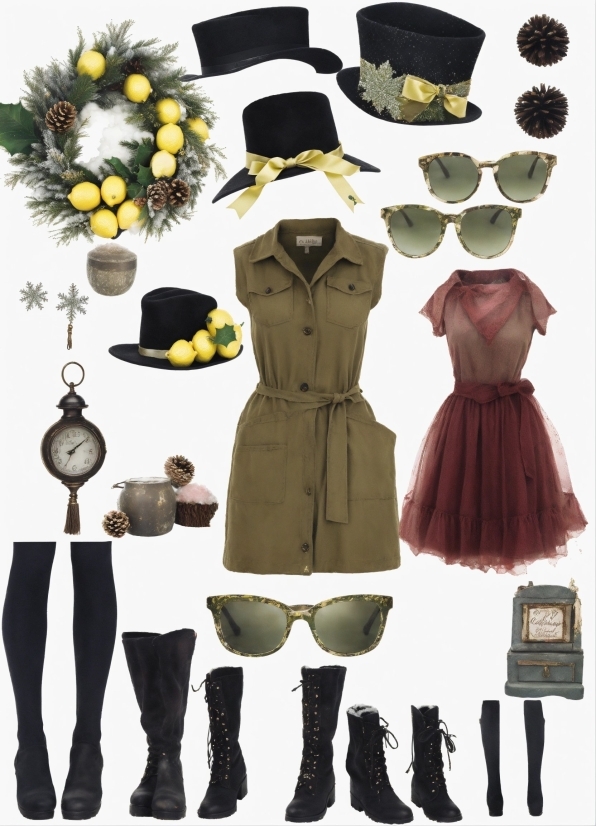 Outerwear, Fashion, Sleeve, Dress, One-piece Garment, Hat