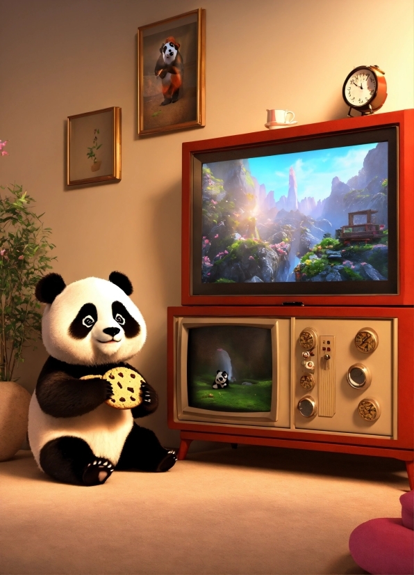 Picture Frame, Panda, Plant, Output Device, Lighting, Television