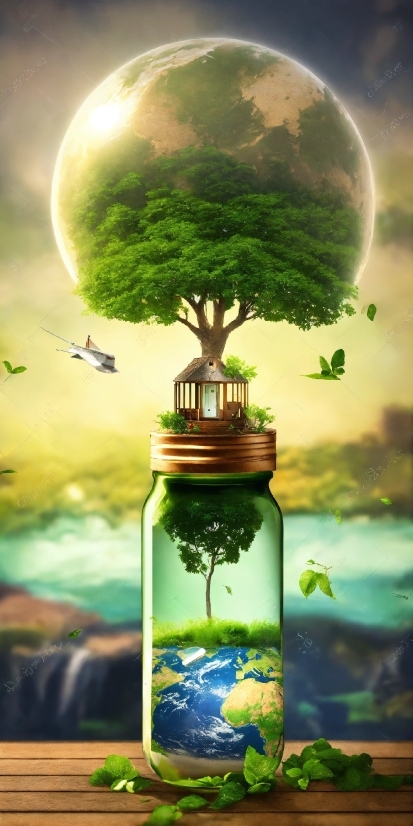 Plant, Liquid, Green, Vertebrate, World, Light