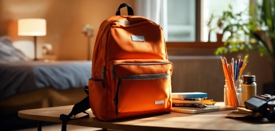 Plant, Luggage And Bags, Orange, Bag, Automotive Design, Travel
