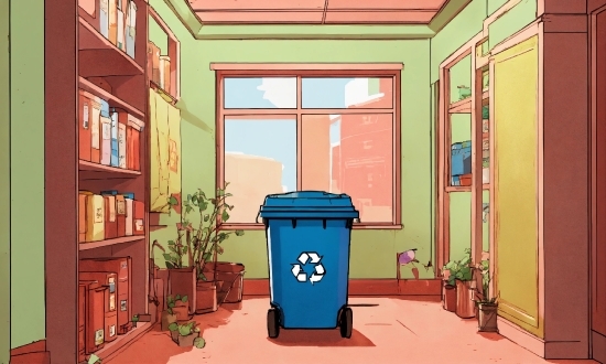 Plant, Property, Waste Container, Waste Containment, Building, Interior Design