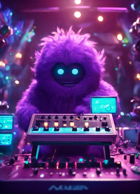 Purple, Light, Entertainment, Electronic Instrument, Violet, Visual Effect Lighting