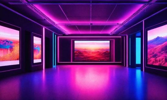 Purple, Light, Entertainment, Lighting, Floor, Flooring
