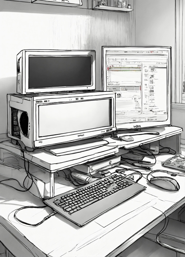 Salon Poster Design, Computer, Personal Computer, Computer Keyboard, Peripheral, Computer Monitor