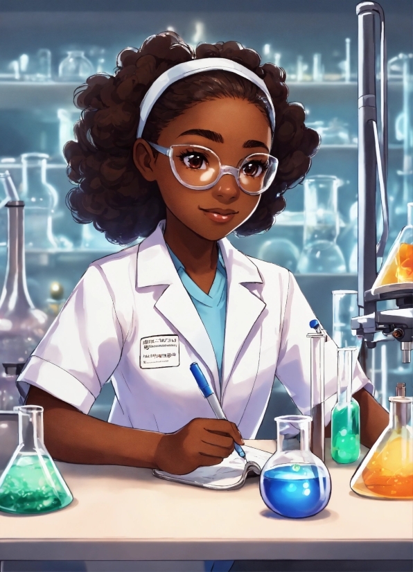 Scientist, White Coat, Science, Research, Drink, Chemistry