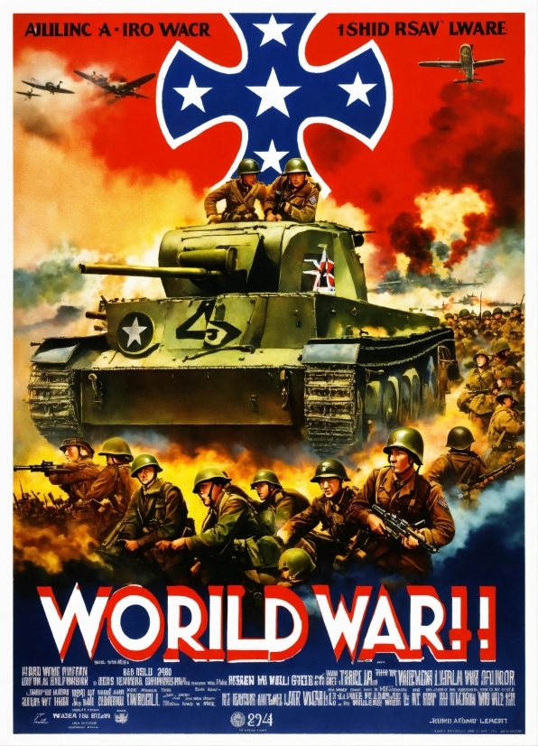 Self-propelled Artillery, Tank, Combat Vehicle, Poster, Motor Vehicle, Font