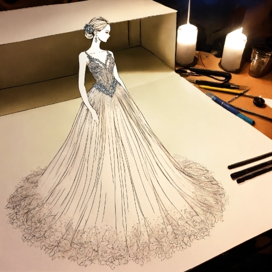 Shoulder, Light, Wedding Dress, Style, Fashion Design, Gown