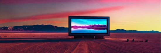Sky, Output Device, Natural Landscape, Cloud, Computer Monitor Accessory, Flat Panel Display