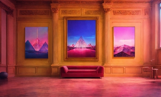 Sky, Purple, Wood, Lighting, Entertainment, Interior Design