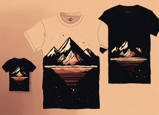 Sleeve, Font, T-shirt, Triangle, Art, Illustration