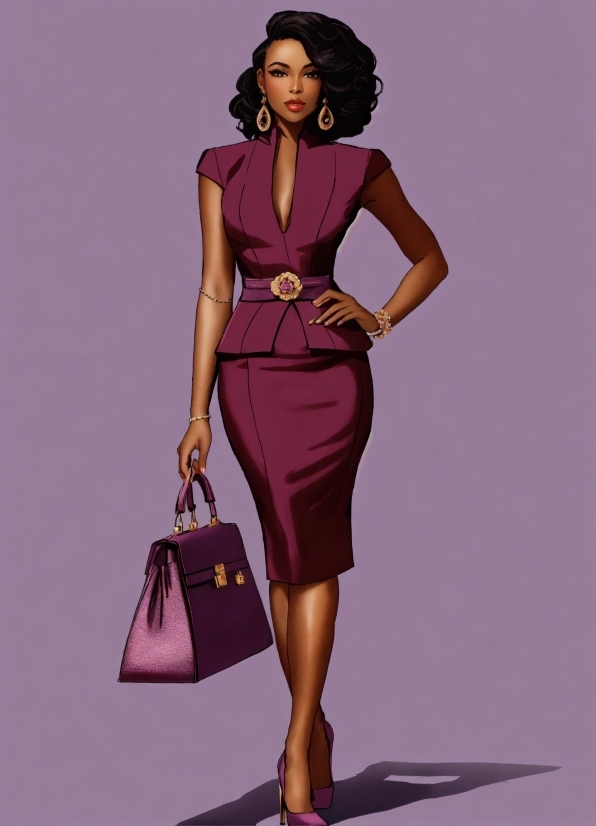 Sleeve, Purple, Waist, One-piece Garment, Pink, Violet