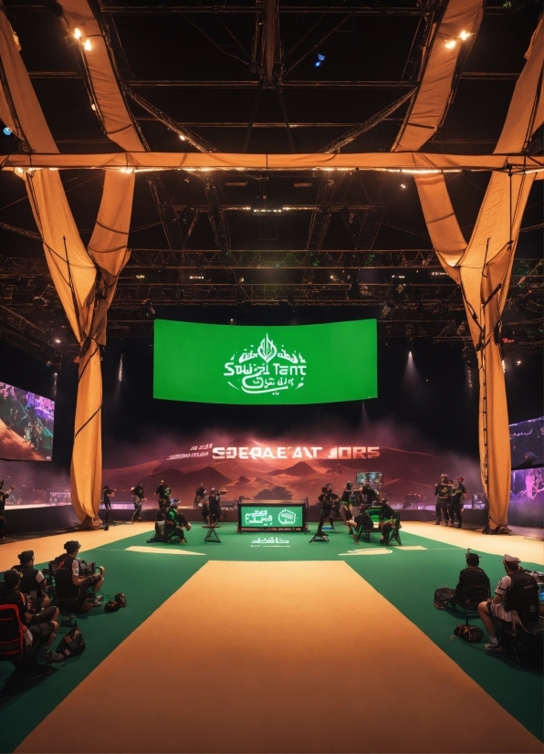 Stuart Russell, Green, Lighting, Baize, Flooring, Entertainment