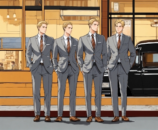 Suit Trousers, Suit, Collar, Blazer, Vehicle, Formal Wear