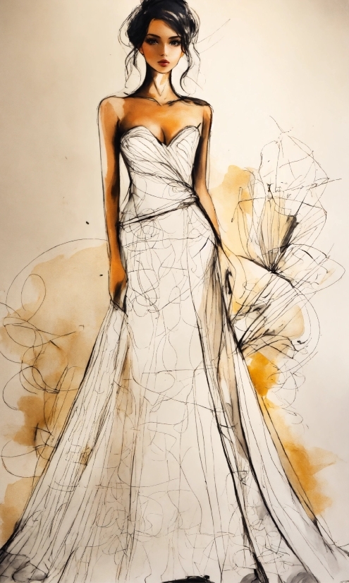 Sustainable Web Design Tom Greenwood, Clothing, Hair, Wedding Dress, Arm, Shoulder