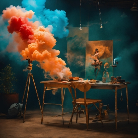 Table, Sky, Cloud, Entertainment, Art, Performing Arts