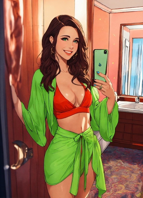 Tank Vector, Smile, Waist, Thigh, Lingerie, Trunk