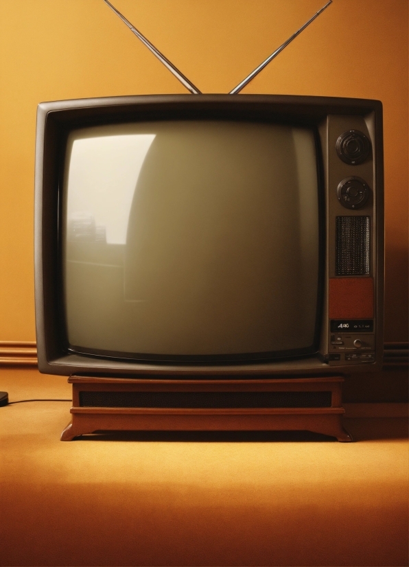 Television, Rectangle, Television Set, Wood, Gadget, Home Appliance