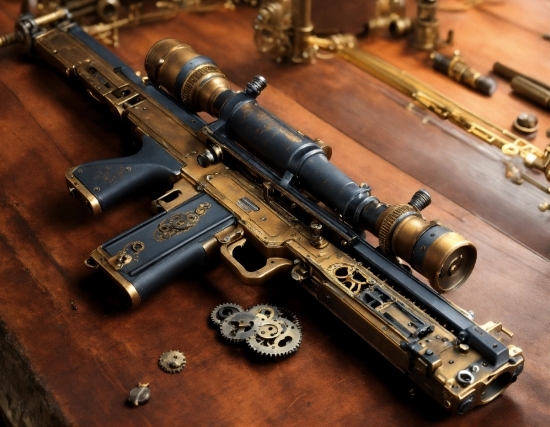 Trigger, Air Gun, Machine Gun, Wood, Shotgun, Optical Instrument