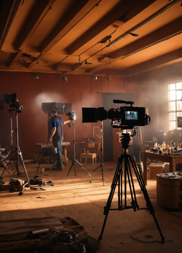 Tripod, Building, Film Studio, Camera Accessory, Filmmaking, Videographer
