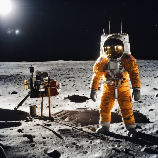 Upscale Blurry Image, Workwear, Astronaut, Asphalt, Moon, Gas