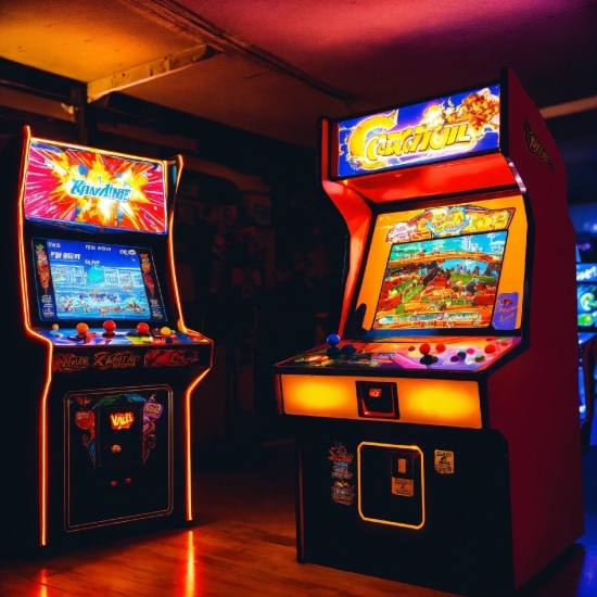 Video Game Arcade Cabinet, Recreation Room, Arcade Game, Recreation, Electronic Device, Machine