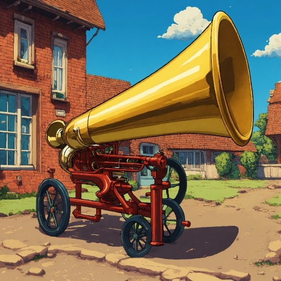 Wallpaper 1080p Pc, Sky, Cloud, Window, Wheel, Musical Instrument