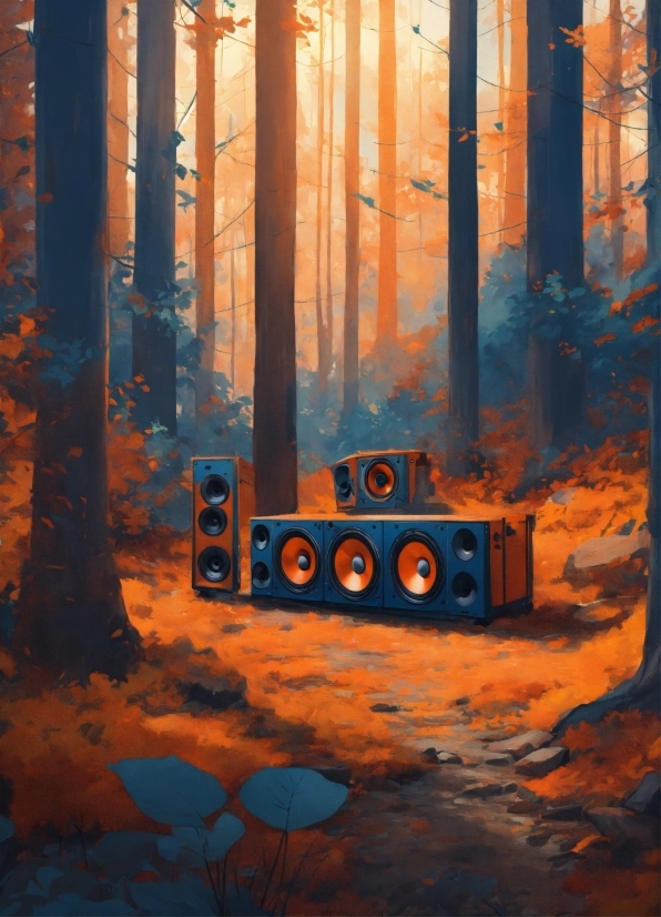 Wallpaper 4k For Pc 1920x1080, Nature, Wood, Automotive Tire, Orange, Tree
